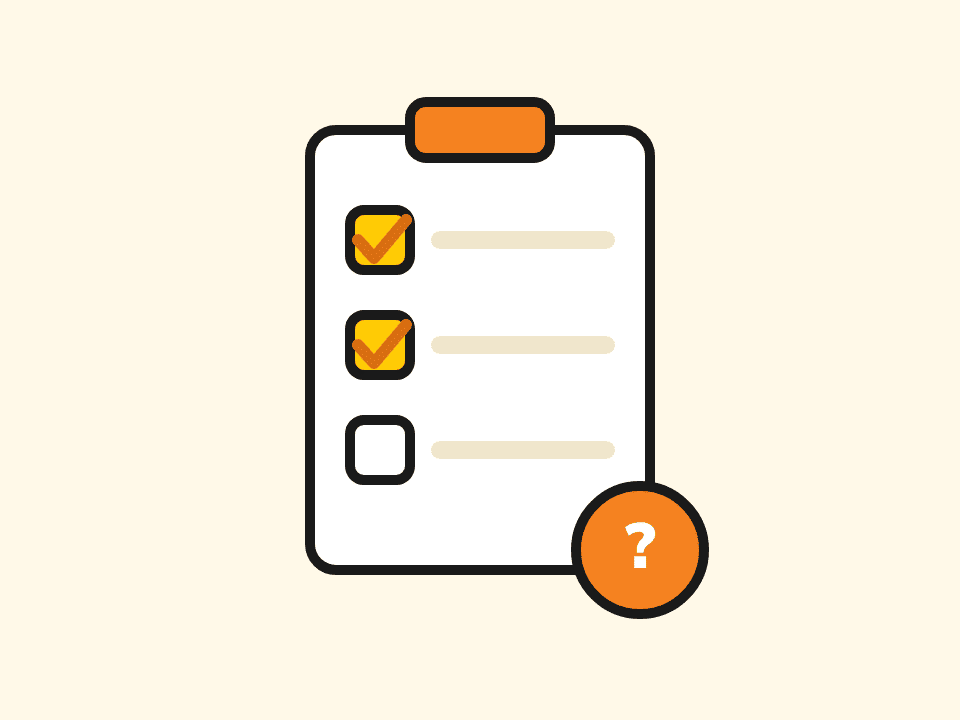 Readiness checklist on a clipboard