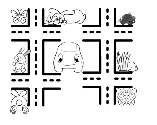 Large Coloring Sheet with Dexte